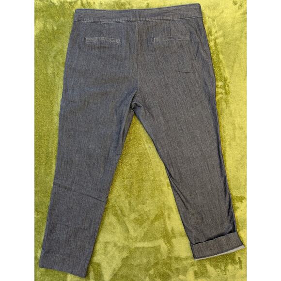 Banana Republic Hampton Fit Cropped Jeans Size 8 Classic Basics Preppy Casual - Picture 2 of 11